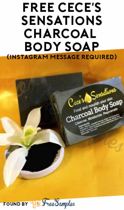 Update: Nearly FREE Cece’s Sensations Charcoal Body Soap (Instagram Message Required & Shipping Costs Required)