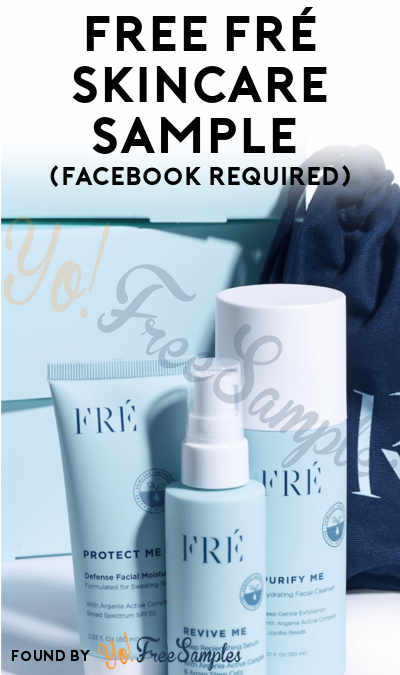 FREE FRÉ Women’s Skincare Sample (Facebook Required)