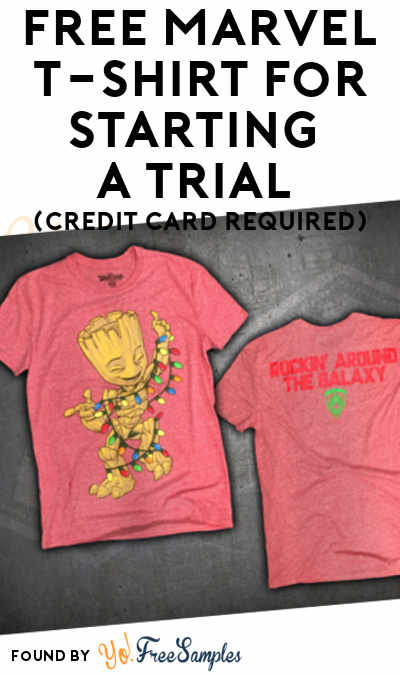 FREE Marvel T-Shirt For Starting A Trial (Credit Card Required)