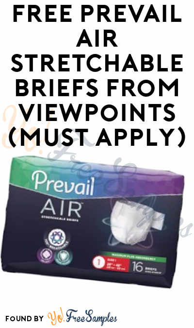 FREE Prevail Air Stretchable Brief​s From ViewPoints (Must Apply)