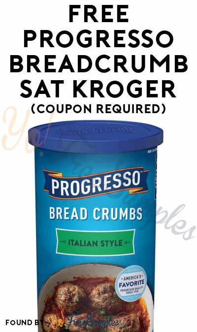 TODAY (12/20) ONLY: FREE Progresso Breadcrumbs At Kroger (Coupon Required)