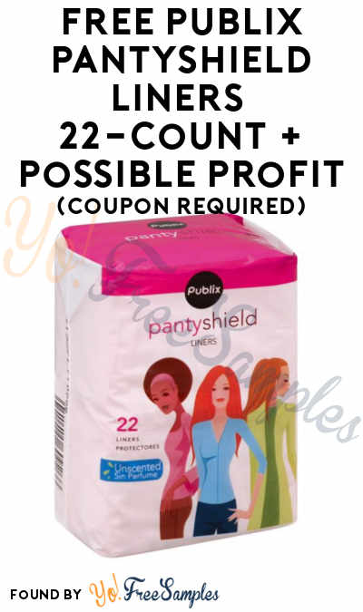 FREE Publix Pantyshield Liners 22-Count + Possible Profit (Coupon Required)