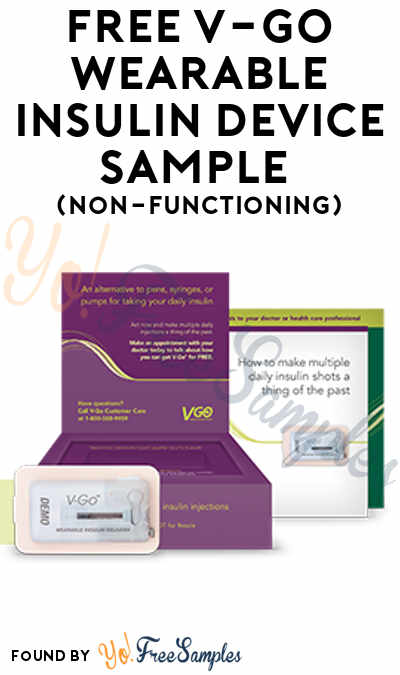 FREE V-GO Wearable Insulin Device Sample (Non-Functioning)