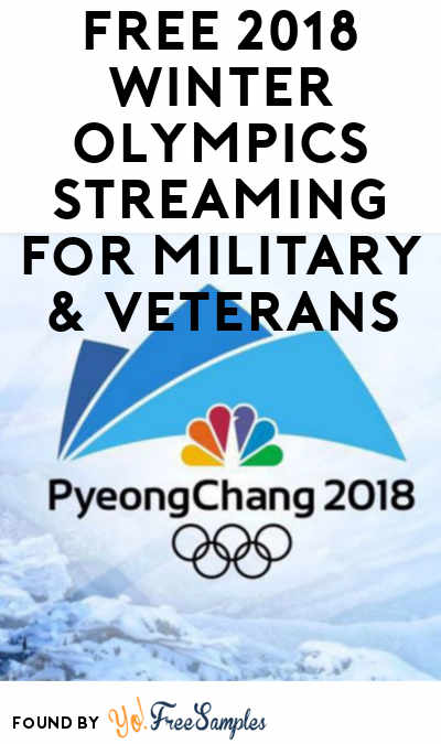 FREE 2018 Winter Olympics Streaming For Military & Veterans