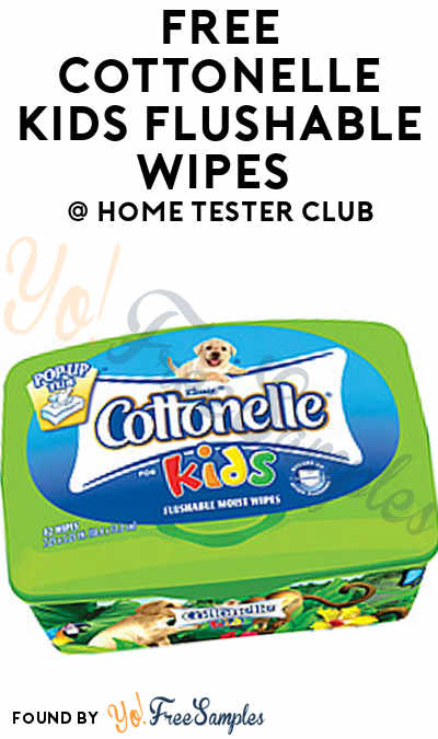 FREE Cottonelle Kids Flushable Wipes From Home Tester Club (Must Apply)