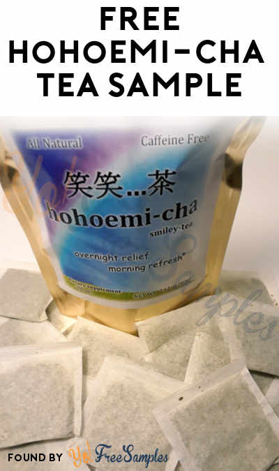 FREE Hohoemi-Cha Natural Herbal Tea Sample
