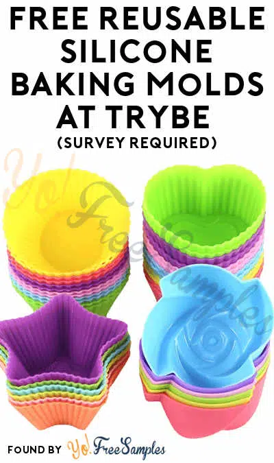 FREE Reusable Silicone Baking Molds At Trybe (Survey Required)