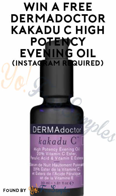 Win A FREE DERMAdoctor Kakadu C High Potency Evening Oil (Instagram Required)