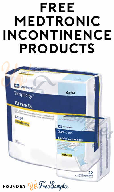 FREE Medtronic Incontinence Products