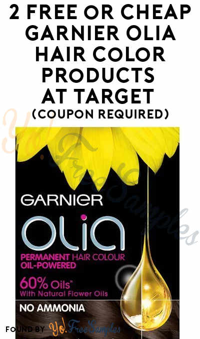2 FREE or CHEAP Garnier Olia Hair Color Products At Target (Coupon Required)