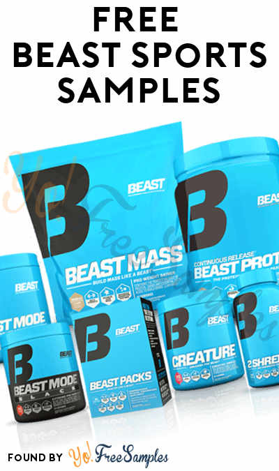 FREE Beast Sports Samples (Email Confirmation Required)