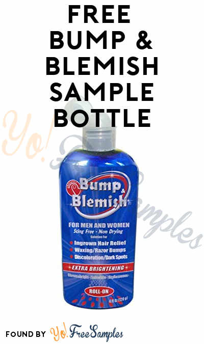 FREE Bump & Blemish Sample Bottle