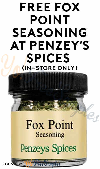 FREE Fox Point Seasoning At Penzey’s Spices (In-Store Only)