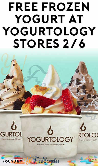 TODAY ONLY: FREE Frozen Yogurt At Yogurtology Stores 2/6