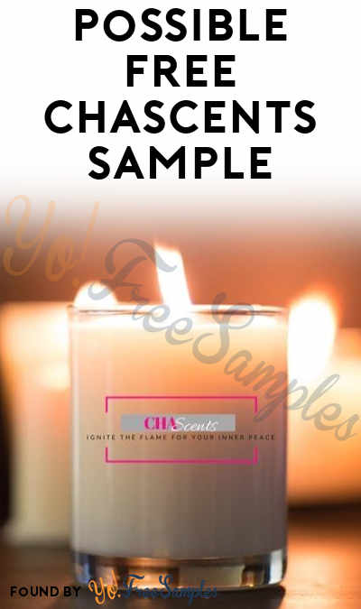 Possible FREE Cha Scents Soy Scented Candle Sample