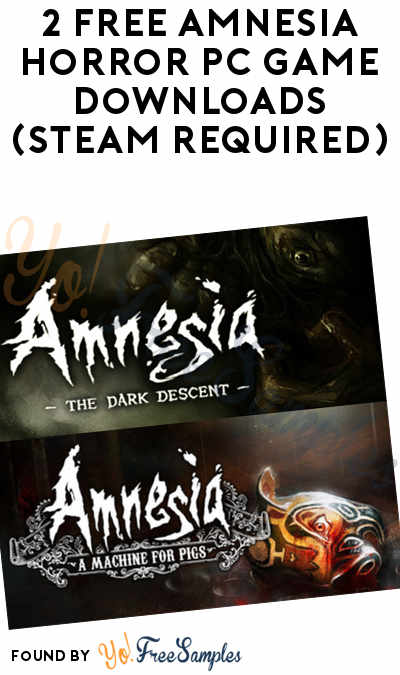 2 FREE Amnesia Horror PC Game Downloads (Steam Required)