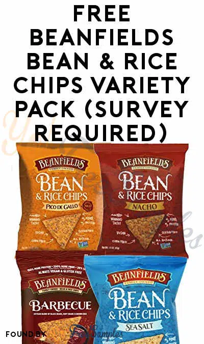 FREE Beanfields Bean & Rice Chips Variety Pack (Survey Required)