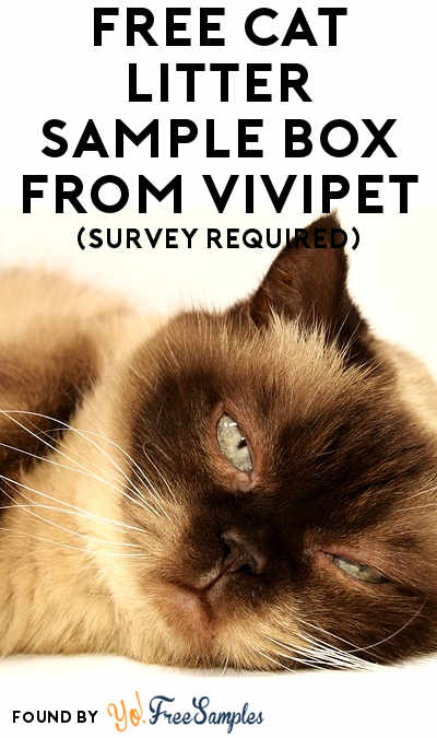 FREE Cat Litter Sample Box From ViviPet (Survey Required)