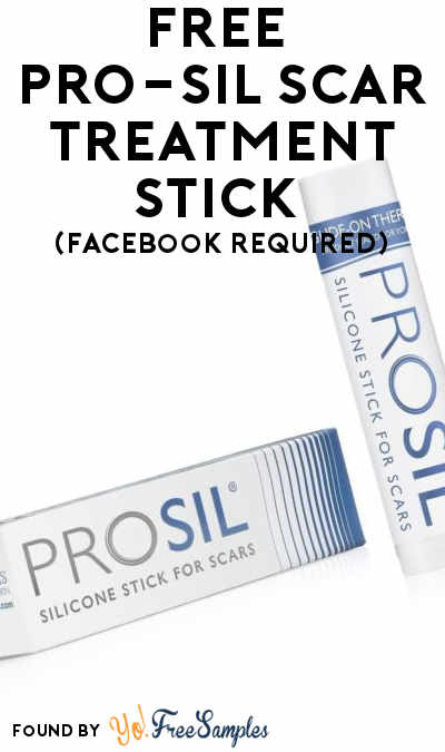 FREE Pro-Sil Scar Treatment Stick (Facebook Required)