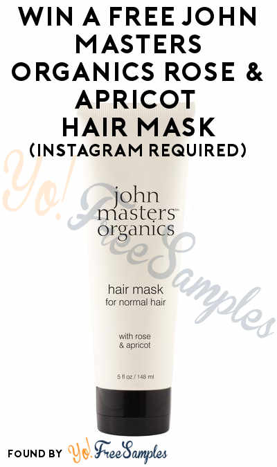Win A FREE John Masters Organics Rose & Apricot Hair Mask (Instagram Required)