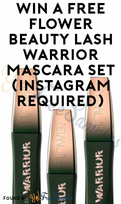 Win A FREE Flower Beauty Lash Warrior Mascara Set (Instagram Required)