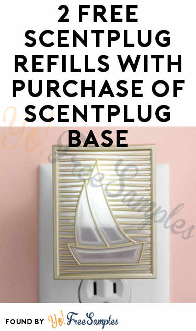 2 FREE Yankee Candle ScentPlug Refills With Purchase Of ScentPlug Base