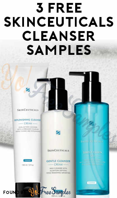 3 FREE SkinCeuticals Cleanser Samples [Verified Received By Mail]