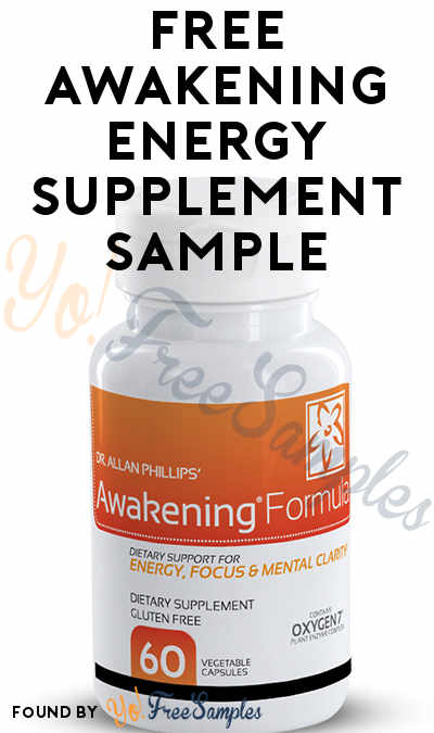 FREE Awakening Energy Supplement Sample