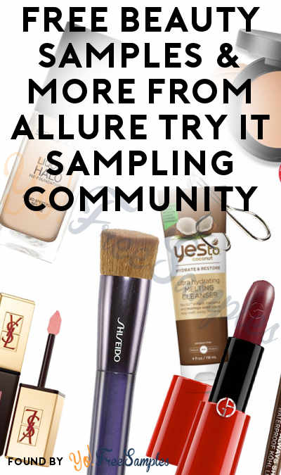 Possible FREE Beauty Samples & More From Allure Try It Sampling Community