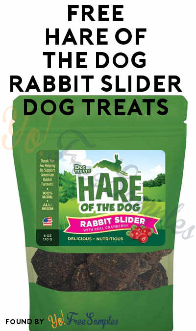 FREE Hare Of The Dog Rabbit Slider Dog Treats