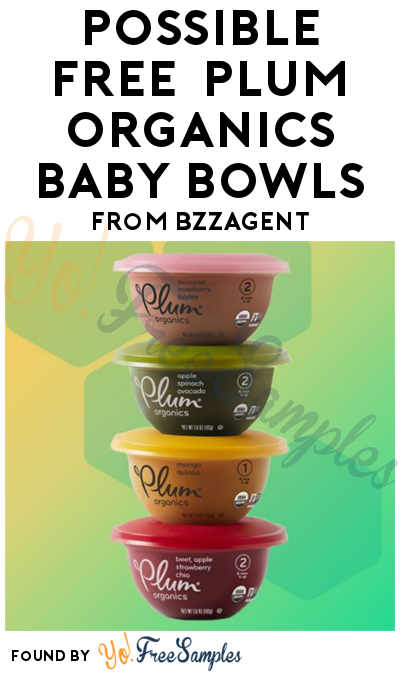 Possible FREE Plum Organics Baby Bowls From BzzAgent