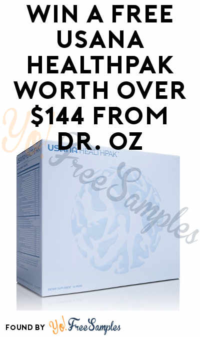Win A FREE USANA HealthPak Worth Over $144 From Dr. Oz