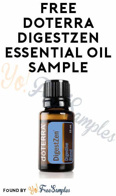 Possible FREE doTERRA DigestZen Essential Oil Sample From Cleanse Your Life