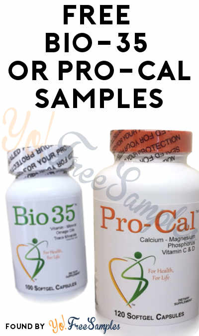 FREE Bio-35 or Pro-Cal Samples