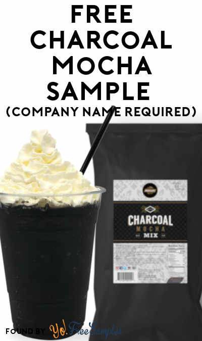 FREE Charcoal Mocha Sample (Company Name Required)
