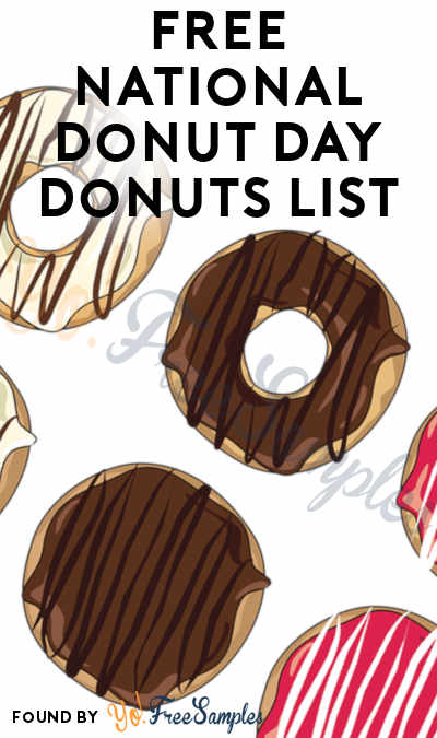 FREE Donuts For National Donut Day 2019