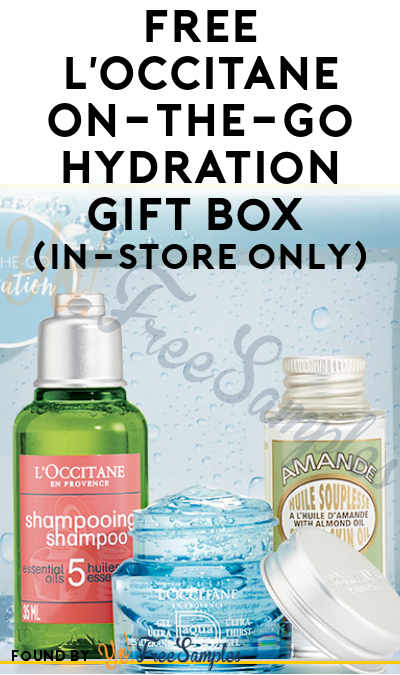 FREE L’Occitane On-The-Go Hydration Gift Box (In-Store Only) [Verified]