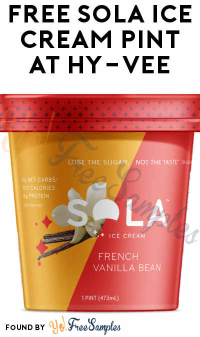 FREE Sola Ice Cream Pint At Hy-Vee