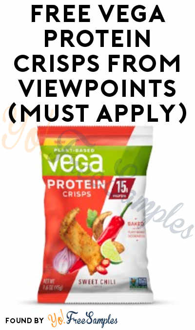 FREE Vega Protein Crisps From ViewPoints (Must Apply)