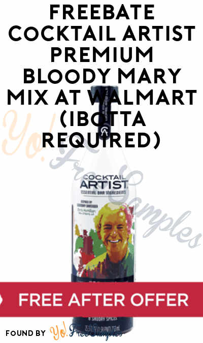 FREEBATE Cocktail Artist Premium Bloody Mary Mix At Walmart (Ibotta Required)