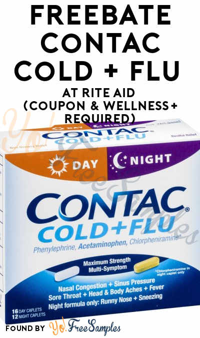 FREEBATE Contac Cold + Flu At Rite Aid (Coupon & Wellness+ Required)