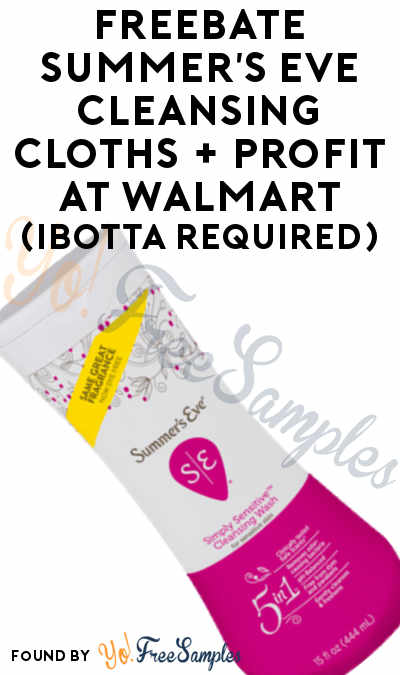 FREEBATE Simply Summer’s Eve Cleansing Cloths At Walmart (Ibotta Required)