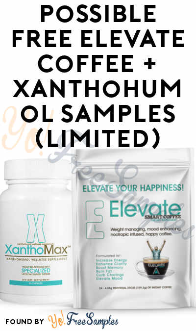 Possible FREE Elevate Coffee + Xanthohumol Samples (Limited)