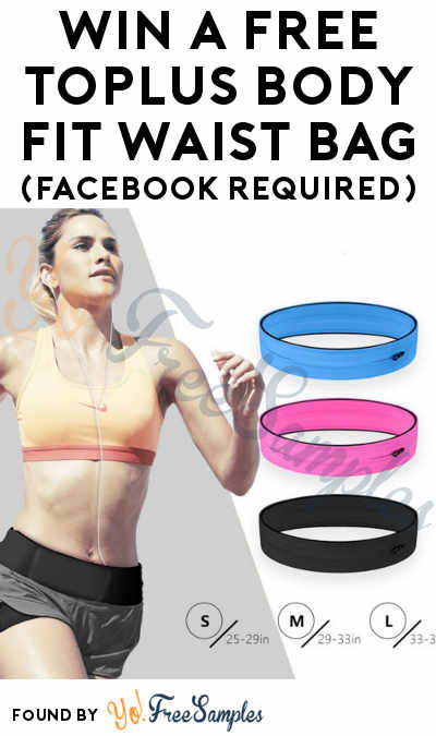 WINNERS PICKED: Win A FREE Toplus Body Fit Waist Bag (Facebook Required)