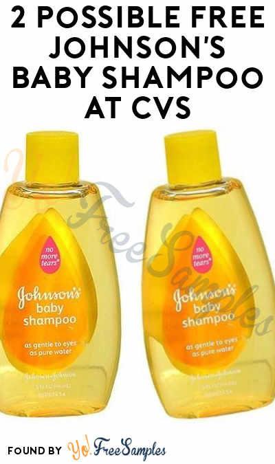 2 Possible FREE Johnson’s Baby Shampoo At CVS