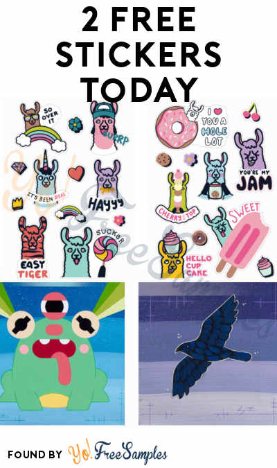 2 FREE Stickers Today: Drama Llama Sticker & TetraModal Art Stickers
