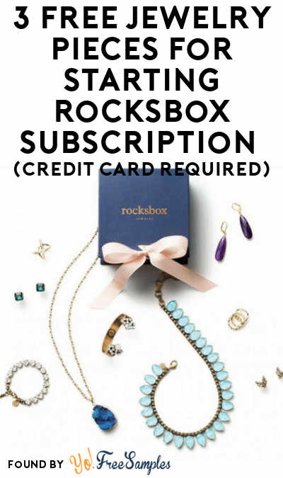 3 FREE Jewelry Pieces For Starting RocksBox Trial (Credit Card Required)