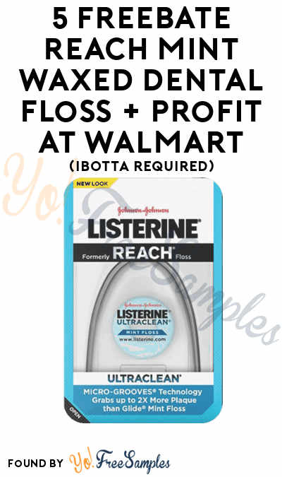 5 FREEBATE Reach Mint Waxed Dental Floss + Profit At Walmart (Ibotta Required)