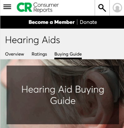 Consumer Reports Hearing Aid Guide