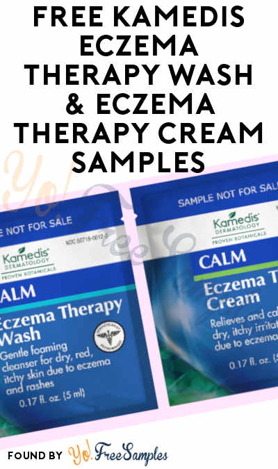 FREE Kamedis Eczema Therapy Wash & Eczema Therapy Cream Samples